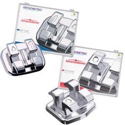 [ORT3143] 1 Caso Brackets Metálicos Advanced Series Orthometric