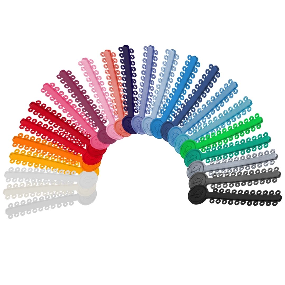 Ligaduras Elásticas en módulos Elastomerics Orthometric