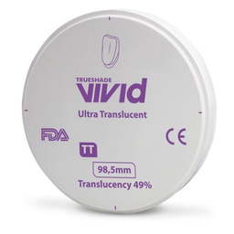 [LAB3308TT98] Disco de Zirconio Ultra Translucidez TT White Vivid