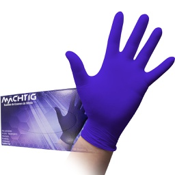 [DES3400] Guantes de Nitrilo Azul Cobalto Machtig