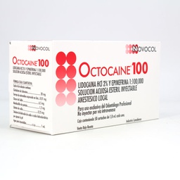 [CIR2327] Anestesia Octocaine 100 al 2% con vasoconstrictor Novocol