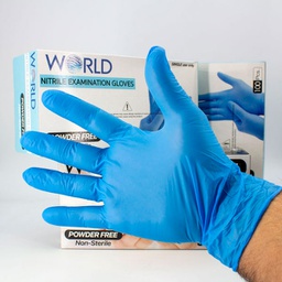 [DES3789CELL] Guantes de Nitrilo Celeste World
