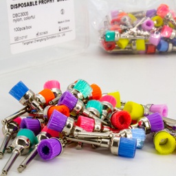 [PER3825COP] Escobillas para Profilaxia Colors Neón Copa Nylon Suave ZT Dental