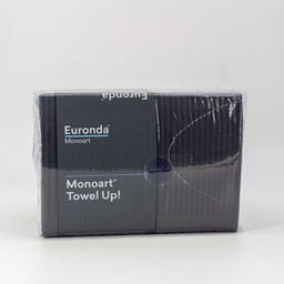 [DES3737NEG] Pecheras Servilletas Towel Up Negra Monoart Euronda