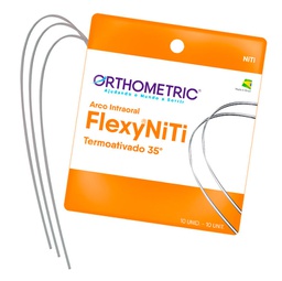 [ORT3874] Arcos Flexy NiTi Termoactivado Rectangular Orthometric