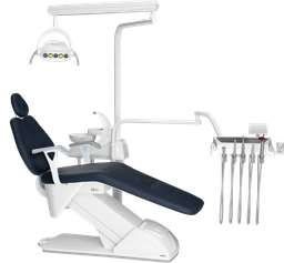 Sillón Dental S200 Pro cuero con taburete Gnatus Alliage
