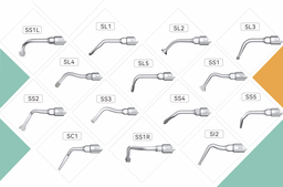 [CIR3970SS] Puntas para Piezo Cirugía Surgic Smart SS Woodpecker