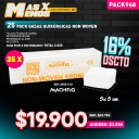 25 Pack Gasas Quirúrgicas Non Woven Machtig