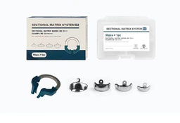 [RES4136] Set de 50 Bandas Matriz preformada con Anillo NiTi D2 ZT Dental