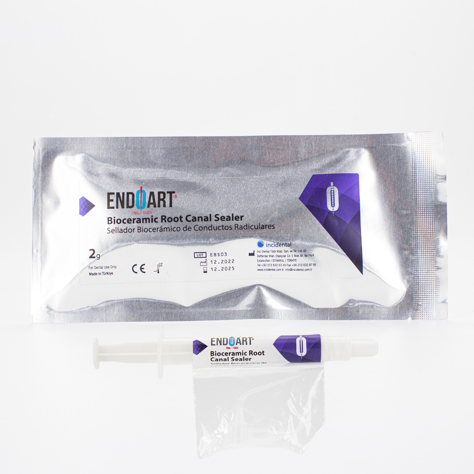 Cemento Biocerámico endodoncia RubyBioceramic Sealer Incidental