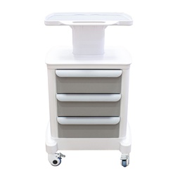 [SIL4175] Carro mesa rodante con 3 Cajones + Bandeja Machtig