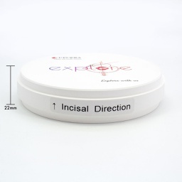 Disco de Zirconio Explore Functional Multi Ultra Translucidez TT 22 mm Upcera