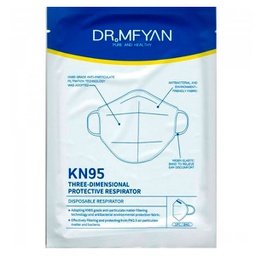 [DES36291MET] Mascarillas protectoras KN95 Dr. MFyan Chengda (empaque aluminio)