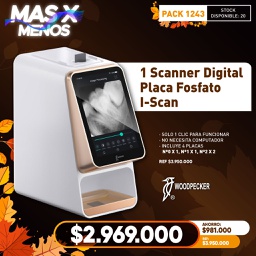 [PACK1243] 1 Scanner Digital Placa Fosfato i-Scan Woodpecker