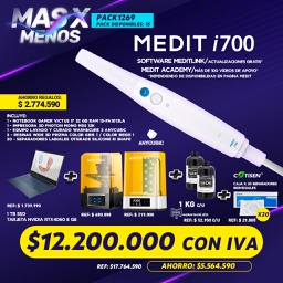 [PACK1269] 1 Scanner Intraoral 3D i700 Medit + Regalos