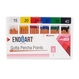 [END4410] Conos de Gutapercha Taper .04 Endoart Incidental