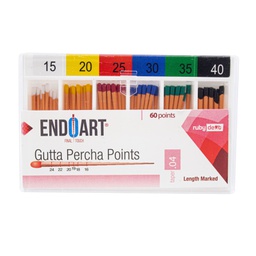 [END4410] Conos de Gutapercha Taper .04 Endoart Incidental