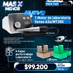 [PACK1309] 1 Motor de laboratorio Sense A3a/MT35K Renhe + Regalo