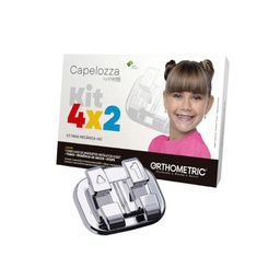 [ORT4237] Kit 4x2 Brackets Metálicos (B+T+A+S) Capelozza System Orthometric