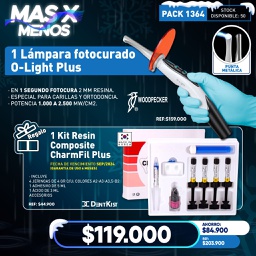 [PACK1364] 1 Lámpara fotocurado O-Light Plus Woodpecker + Regalo