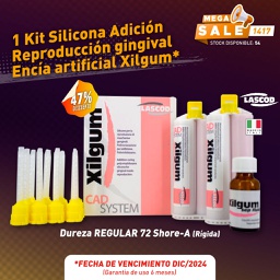 [SALE1417] 1 Kit Silicona Adición Reproducción gingival Encía artificial Xilgum Lascod