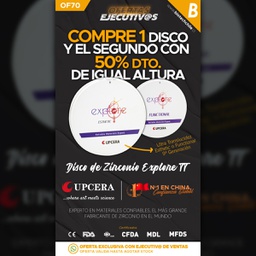 [OF70] Oferta Discos Zirconio Explore Multi TT Upcera