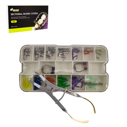 [RES4535] Set de 50 Bandas Matriz preformada con Anillo NiTi A3 tipo G ZT Dental