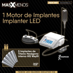 [PACK1557] 1 Motor de Implantes Implanter LED Woodpecker + Regalo