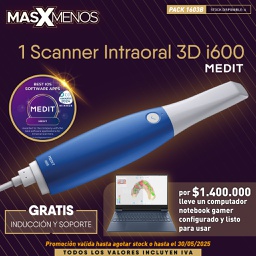 [PACK1603B] 1 Scanner Intraoral 3D i600 Medit + Computador Notebook Gamer