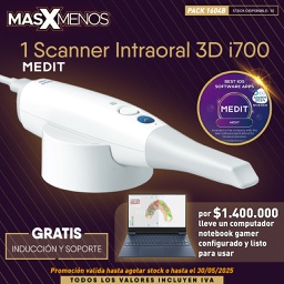 [PACK1604B] 1 Scanner Intraoral 3D i700 Medit + Computador Notebook Gamer