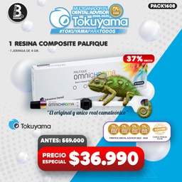 [PACK1608A] 1 Jeringa Resina Composite Palfique Omnichroma Tokuyama