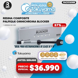 [PACK1608B] 1 Jeringa Resina Composite Palfique Omnichroma Blocker Tokuyama