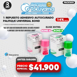 [PACK1615] 1 Repuesto Adhesivo autocurado Palfique Universal Bond Tokuyama