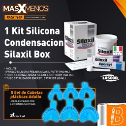 [PACK1649] 1 Kit Silicona Condensación Silaxil Box Lascod + Regalo