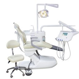 [SIL4593] Sillón dental HG Plus 2025 con taburete Anle (estructura blanca)