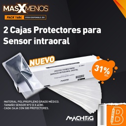 [PACK1684] 2 Cajas Protectores para Sensor intraoral Machtig