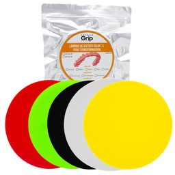 Placas láminas termoformables de Acetato redonda 3 x 125 mm Premium Grip
