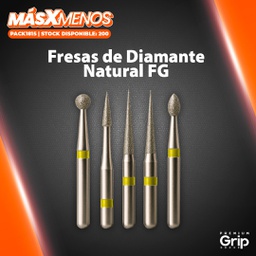 [PACK1815] Oferta Fresas de Diamante Natural FG Premium grip