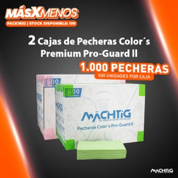 [PACK1832] 2 Cajas Pecheras Servilletas Color´s Premium Pro-Guard II Machtig
