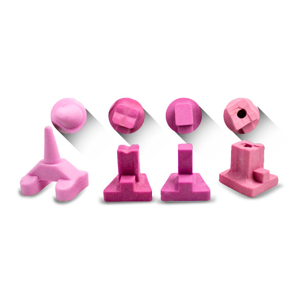 [LAB2951] Set de 4 Bases cerámicas Refractarias Machtig