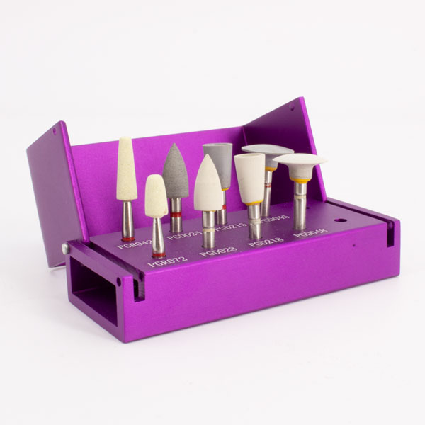 [ROT3519] Kit de Cauchos piedras para pulido de Disilicato de Litio Premium Grip