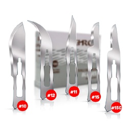 Hojas para Bisturí de acero Ehros