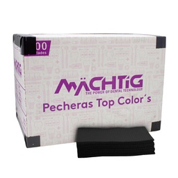 [DES2376NEG] Pecheras Servilletas Color´s Premium Pro-Guard II Negra Machtig